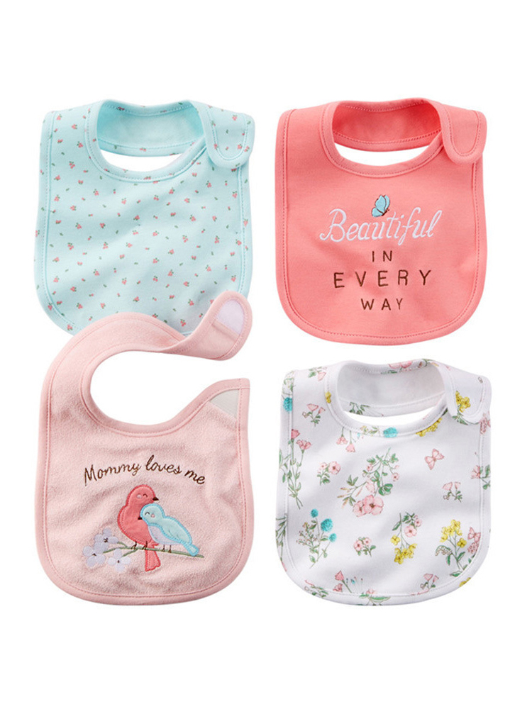 Baby Clothing Boy - 綿 100% ベビーよだれかけ防水バンダナベビーガールズボーイズよだれかけ & げっぷ布ベビー服製品タオルバンダナ