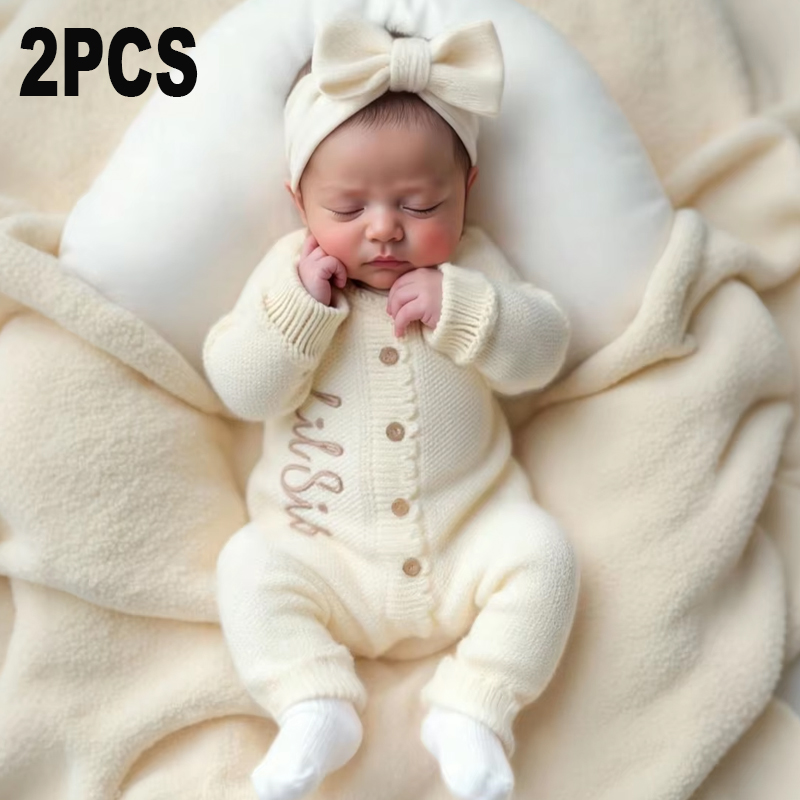 Ylsteed 2 個ニット新生児写真撮影衣装、リボンヘッド - Baby Clothing Onesies のレビューと価格