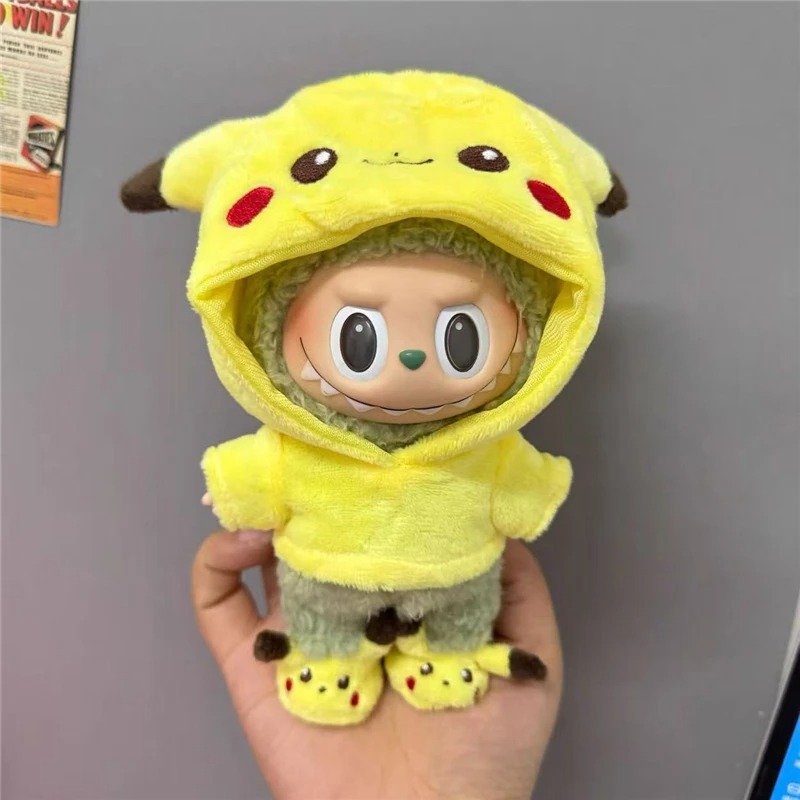 15～17cmのラビュブドール用、漫画風のかわいいピカチュウ - Baby Clothing Unisex のレビューと価格