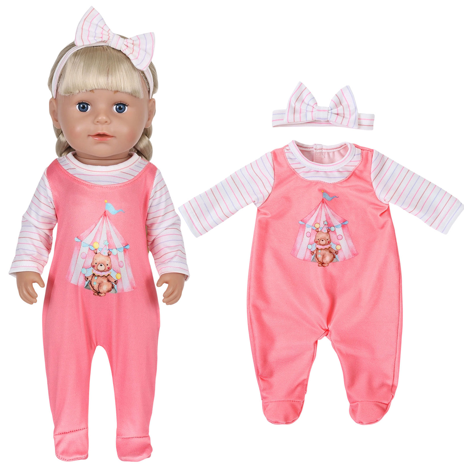 人形の服 16-18 インチ 40-45 センチメートルベビ - Baby Clothing Unisex のレビューと価格