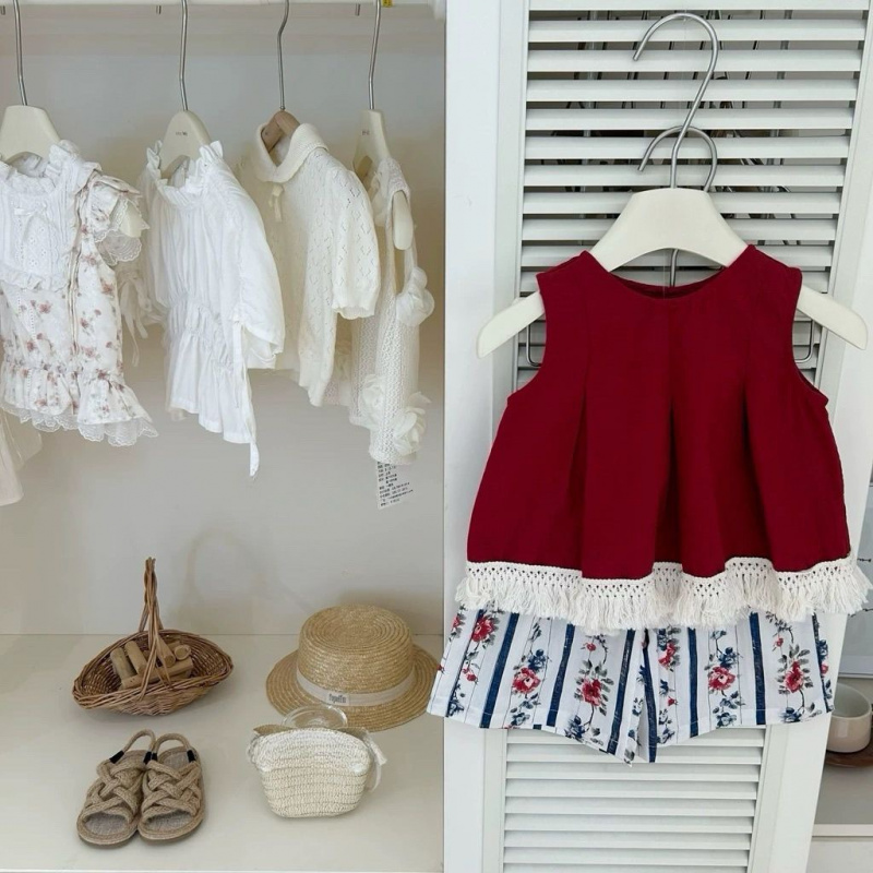 夏の女の子の服装、スタイリッシュなベビー服、子供向けのユニー - Baby Clothing Unique のレビューと価格