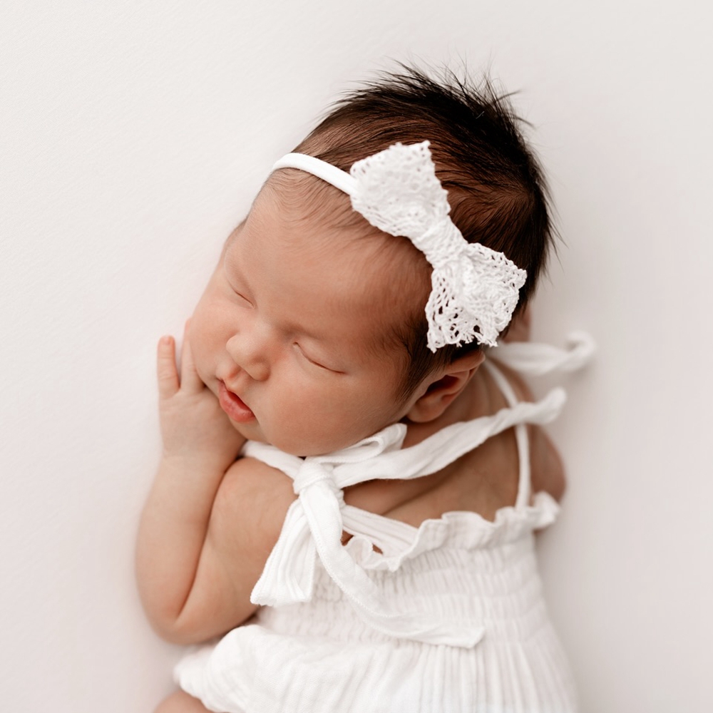 ソフト新生児写真撮影小道具白モスリンフリルロンパースベビー写 - Baby Clothing Onesies のレビューと価格