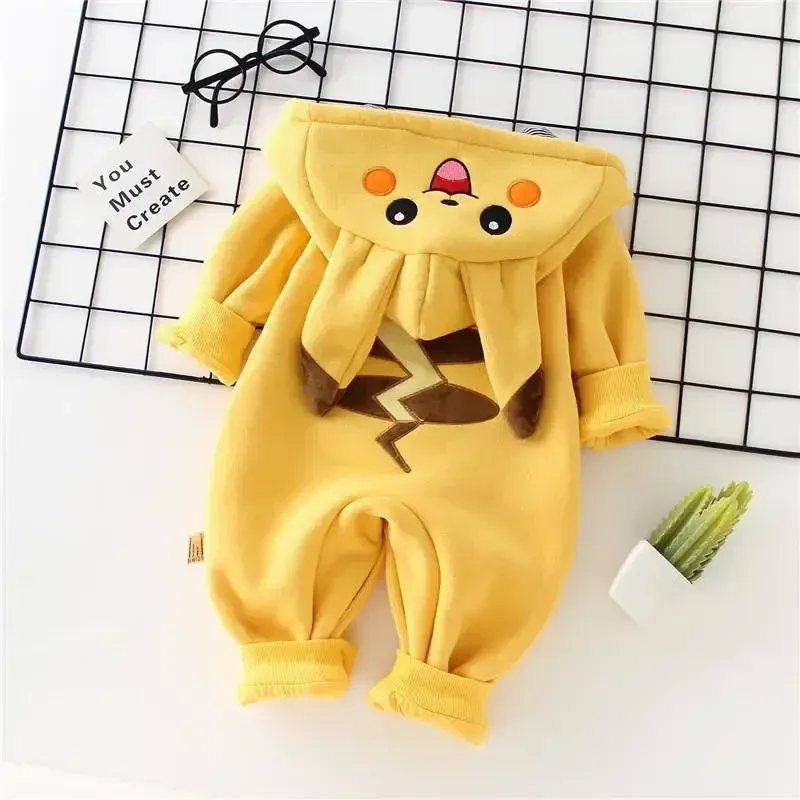 漫画ポケットモンスターベビーパジャマ新生児かわいい冬長袖子供 - Baby Clothing Onesies のレビューと価格