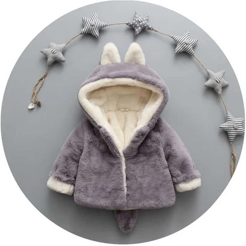 かわいい猫の耳が付いたベビージャケット,小さな女の子のための - Baby Xmas Clothing のレビューと価格