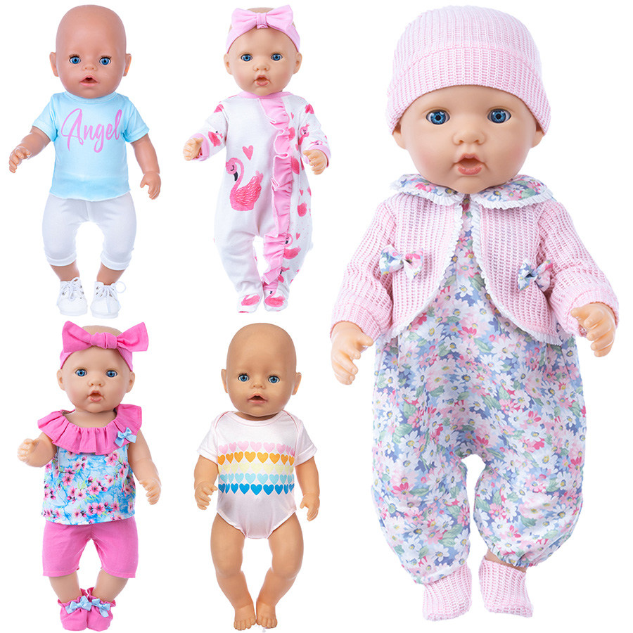 人形の服 18 インチリボーンドール用かわいいパジャマスーツ - Baby Clothing Unisex のレビューと価格