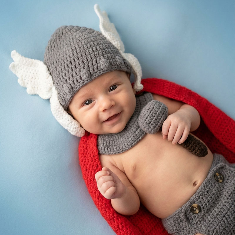 新生児写真撮影小道具トールベビーコスチュームアベンジャーズス - Baby Clothing Boy のレビューと価格