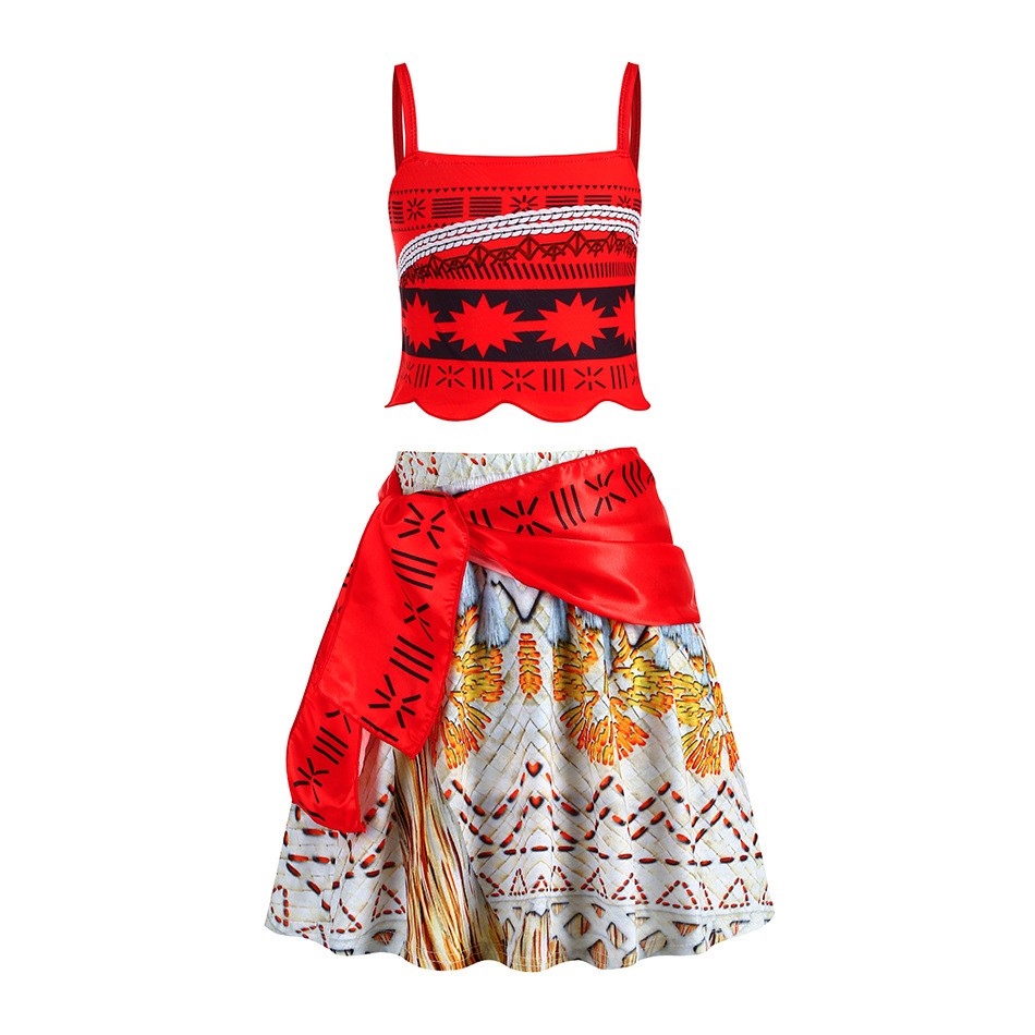 幼児ベビーヴァイアナドレスアップ少女モアナコスプレツーピース - Baby Xmas Clothing のレビューと価格